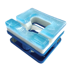 胶棉一体俯卧面部保护垫