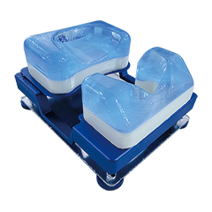 胶棉一体俯卧面部保护垫