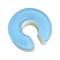 胶棉一体开放式头圈